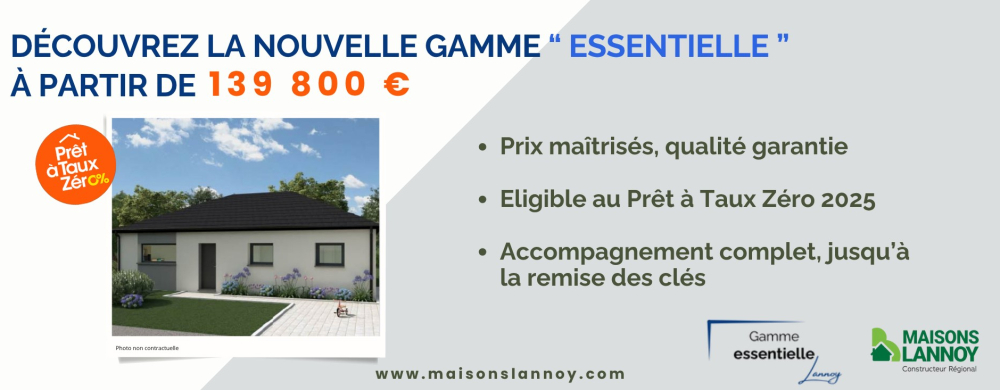 Gamme générique ESSENTIELLE à partir de 139800€